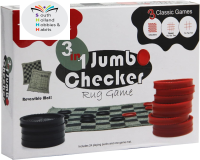 3 -in-1 Jumbo Checkers Library of Things