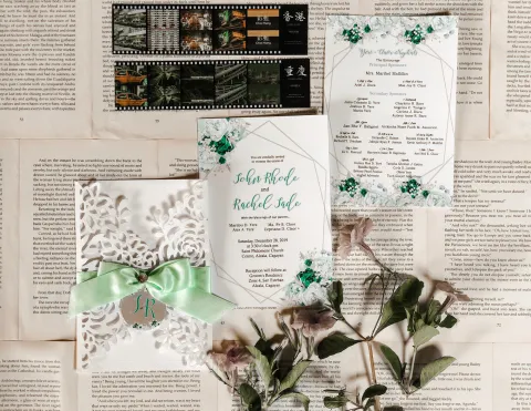 There are three different types of Invitations, with green highlights.